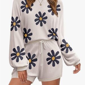 Floral Print Lounge Set